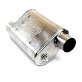 Universal 2-1/2 Varitune Adjustable Muffler Double Offset (439 Stainless)-31015 for Ford Mustang