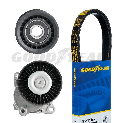 2004-2005 Mercedes C240 Serpentine Belt Drive Component Kit Goodyear 3102