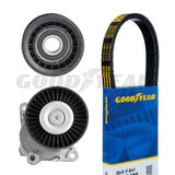 2004-2005 Mercedes C240 Serpentine Belt Drive Component Kit Goodyear 3102