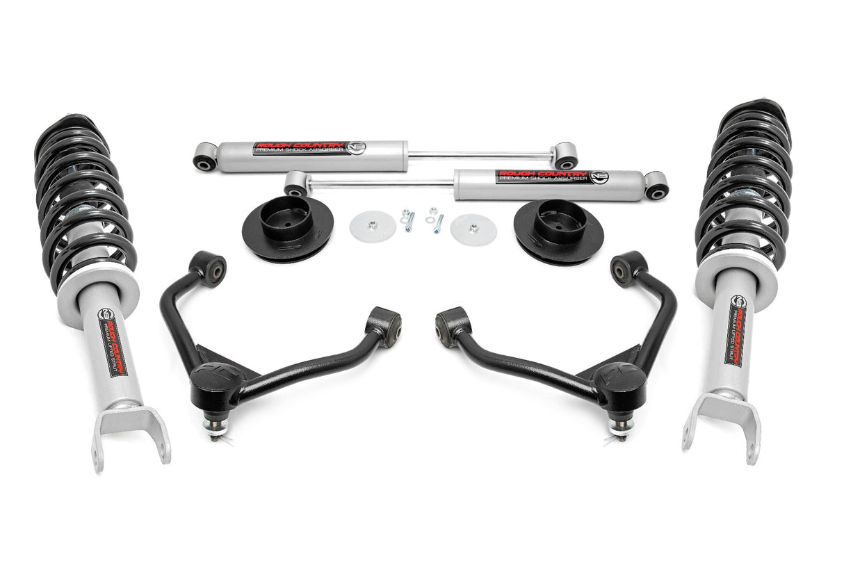 Fits Ram 1500 4WD (2012-2018 & Classic) 3 Inch Lift Kit; N3 Struts/Shocks; 31231