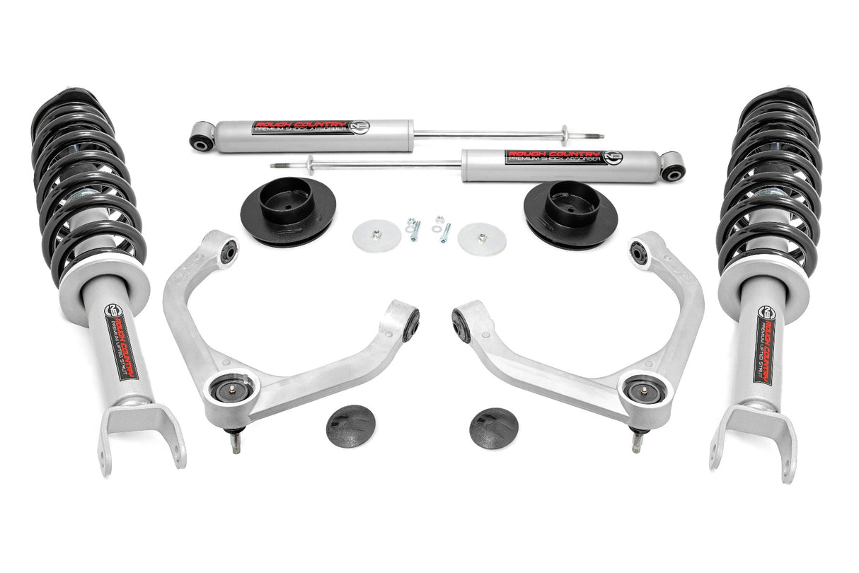 Fits Ram 1500 2WD/4WD (2019-2025) 3.5 Inch Lift Kit; N3 Struts; 31431