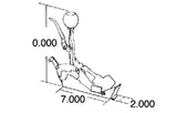 Hurst Quarter Stick 2 Race Shifter - 3160020