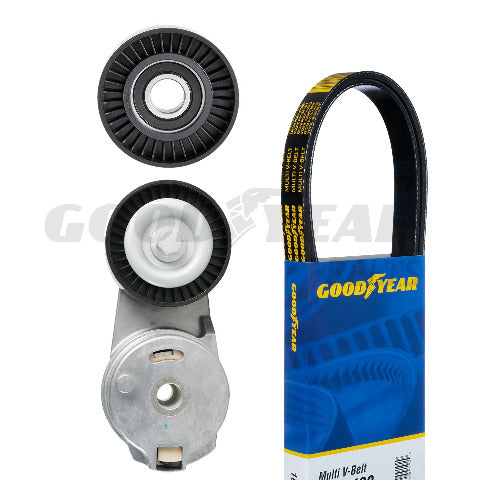 Chrysler,Dodge,VW,Ram, Serpentine Belt Drive Component Kit Goodyear 3186
