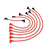 Spark Plug Wire Set Universal 8mm Silicone Spiro Pro 350 ohm/ft Red 72200