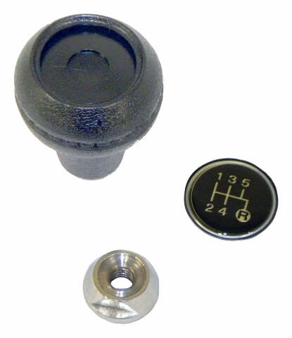 Vintage - Metal Black Shift Knob Kit - 3241073K