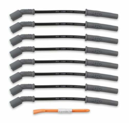 MSD spark plug wire set for 2004-2005 Chevy Silverado black ls