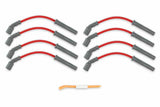 MSD 32829 - 8.5mm LS1 Truck Red Spark Plug Wire Set Chevy GMC Avalanche Silverado - Red Jacket - Gen III LS 4.8/5.3/6.0