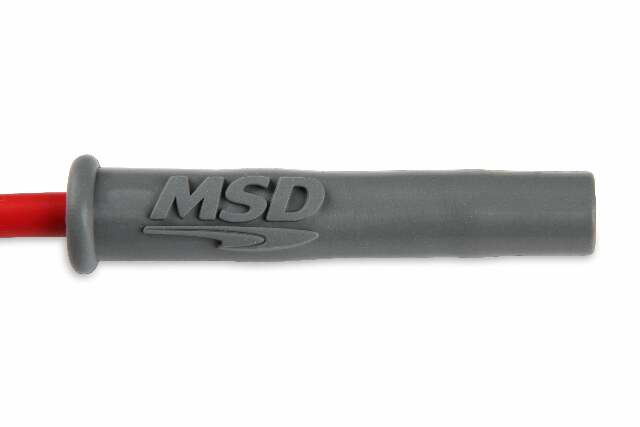 MSD 32829 - 8.5mm LS1 Truck Red Spark Plug Wire Set Chevy GMC Avalanche Silverado - Red Jacket - Gen III LS 4.8/5.3/6.0