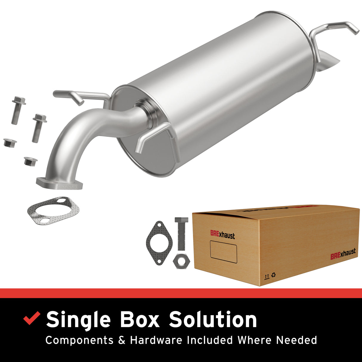 2006-2011 Chevy Aveo5 Direct-Fit Muffler Kit 108-0028 steel