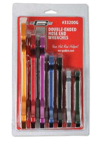 Mr. Gasket 7 piece AN wrench set aluminum 33200G