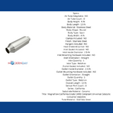 1975-1980 Chevrolet Camaro CARB Compliant Catalytic Converter 3322306 Magnaflow