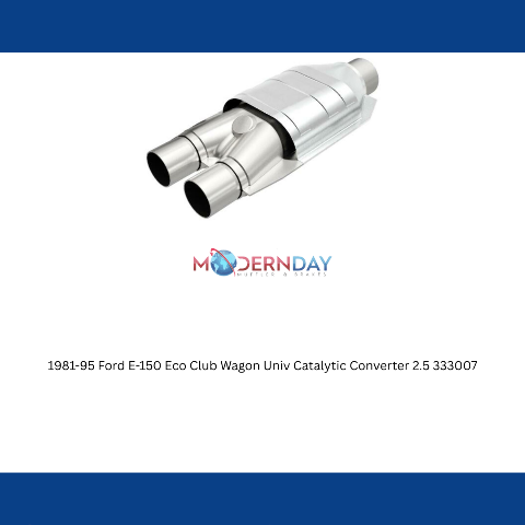 MagnaFlow universal catalytic converter 2.5 inch inlet/outlet stainless steel CARB compliant 333007