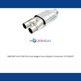 MagnaFlow universal catalytic converter 2.5 inch inlet/outlet stainless steel CARB compliant 333007