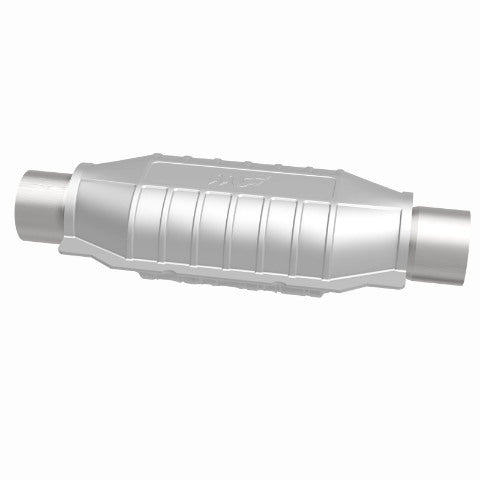 MagnaFlow universal catalytic converter 2.25 inch inlet/outlet stainless steel CARB compliant 334005