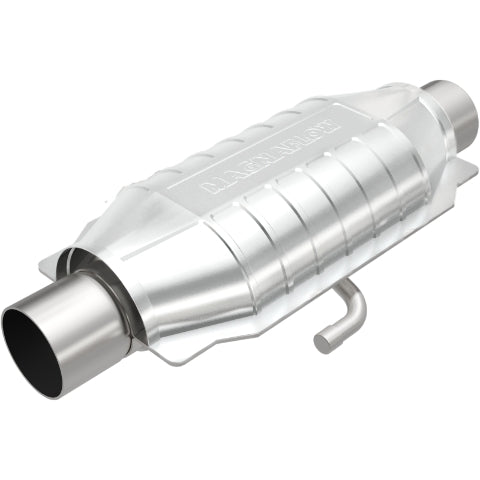 MagnaFlow universal catalytic converter 2.25 inch inlet/outlet stainless steel CARB compliant 334015