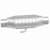 MagnaFlow universal catalytic converter 2.25 inch inlet/outlet stainless steel CARB compliant 334015