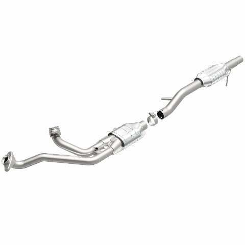 MagnaFlow direct-fit catalytic converter for 1987-1995 Ford stainless steel CARB compliant 334302
