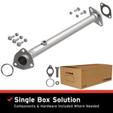 1996-2000 Nissan Pathfinder Direct-Fit Front Pipe Kit 107-0076 stainless steel