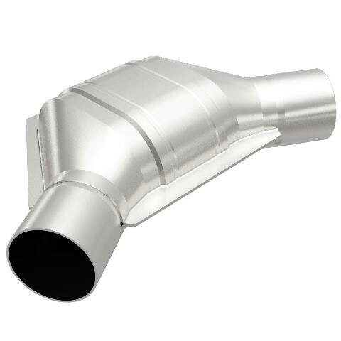 MagnaFlow universal catalytic converter 2.25 inch inlet/outlet stainless steel CARB compliant 337085