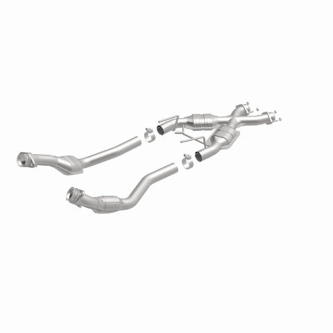 MagnaFlow direct-fit catalytic converter for 1986-1993 Ford Mustang stainless steel CARB compliant 337338
