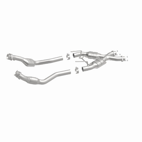 MagnaFlow direct-fit catalytic converter for 1986-1993 Ford Mustang stainless steel CARB compliant 337338