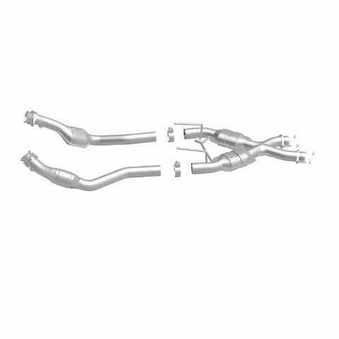 MagnaFlow direct-fit catalytic converter for 1986-1993 Ford Mustang stainless steel CARB compliant 337338