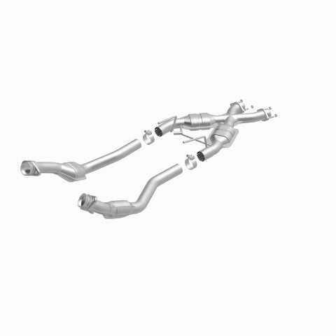 MagnaFlow direct-fit catalytic converter for 1986-1993 Ford Mustang stainless steel CARB compliant 337338