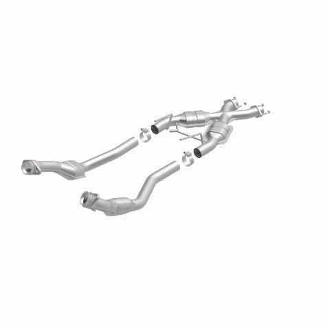 MagnaFlow direct-fit catalytic converter for 1986-1993 Ford Mustang stainless steel CARB compliant 337338