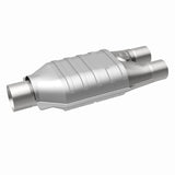 MagnaFlow universal catalytic converter 2.5 inch inlet/outlet stainless steel CARB compliant 338037