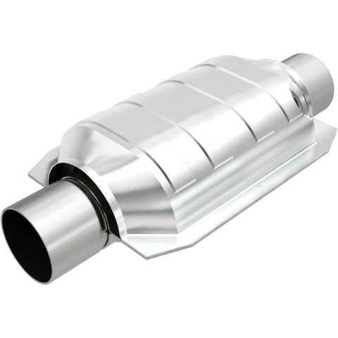 MagnaFlow universal catalytic converter 2.25 inch inlet/outlet stainless steel CARB compliant 338135