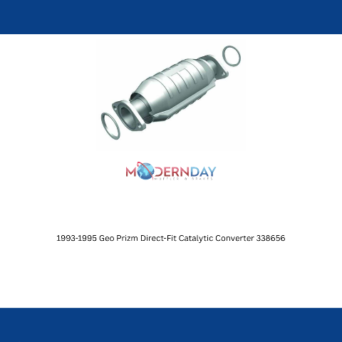 MagnaFlow direct-fit catalytic converter fits 1993-1995 Geo Prizm stainless steel CARB compliant 338656