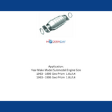 MagnaFlow direct-fit catalytic converter fits 1993-1995 Geo Prizm stainless steel CARB compliant 338656