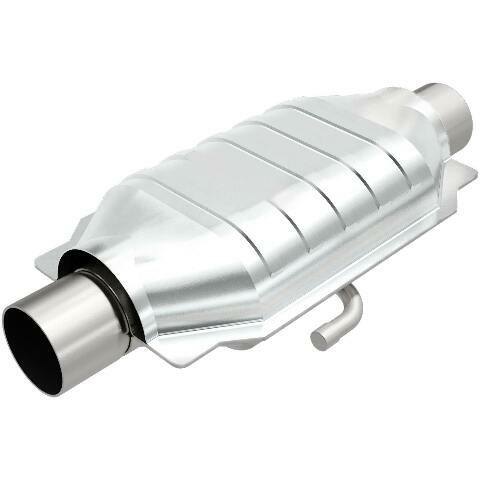MagnaFlow universal catalytic converter 2.25 inch inlet/outlet stainless steel CARB compliant 3391015