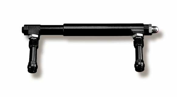 Holley Black Anodized Adjustable Billet Fuel Line 34-39