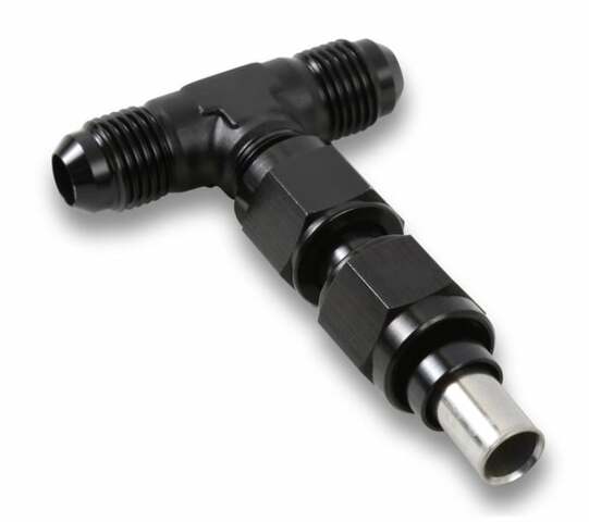 Dual Feed Fuel Line #6AN (Slayer Series - Black) - 34-600SL-BLKQFT