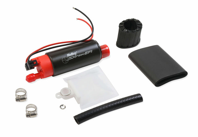 Holley EFI Sniper EFI 340 LPH E85 In-Tank Electric Fuel Pump - 19-342 for 1994-2001 Ford Mustang black
