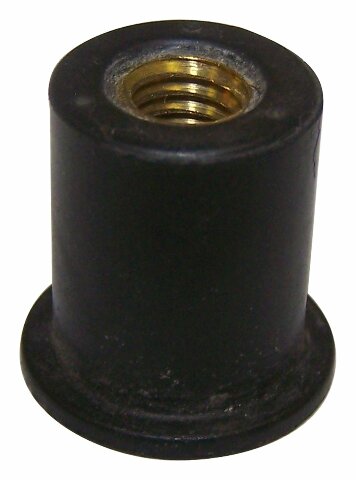 Jeep Metal Black Roof Rack Mounting Nut - 34201293