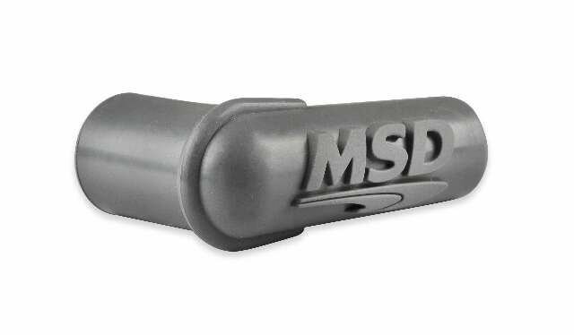 MSD spark plug wire set BOOTS-90-DEGREE-LOGO-SPARK-PLUG-GRAY-SILICONE-50EA-34514