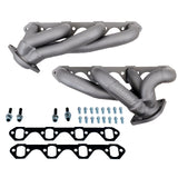 Fits 1987-95 Ford F150 302 1-5/8 Shorty Exhaust Headers (Titanium Ceramic)-3510 for 1987-1995 Ford F-150 ceramic coated polished