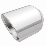 MagnaFlow exhaust tip 4 inch inlet 5 inch outlet stainless steel polished 35136