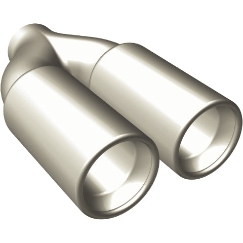 MagnaFlow exhaust tip 2.2 inch inlet/outlet stainless steel polished 35167