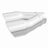 MagnaFlow exhaust tip 2.25 inch inlet/outlet stainless steel polished 35226