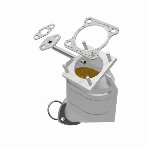 MagnaFlow direct-fit catalytic converter for 1985-1987 Honda Civic 1.5L stainless steel CARB compliant 352649