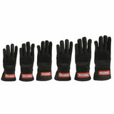 RaceQuip SFI racing gloves SFI 5 black 2-layer medium 3550093RQP