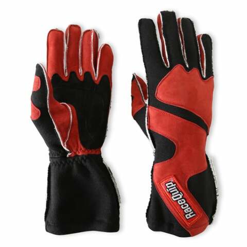 RaceQuip SFI racing gloves SFI 5 red 2-layer large 355015RQP