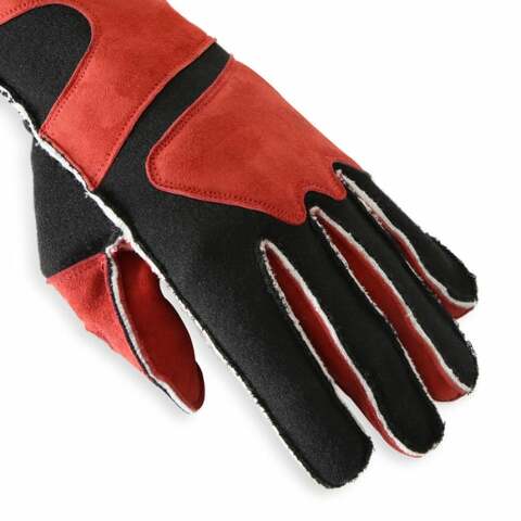 RaceQuip SFI racing gloves SFI 5 red 2-layer small 355012RQP