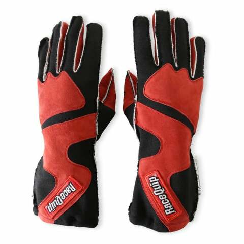 RaceQuip SFI racing gloves SFI 5 red 2-layer large 355015RQP