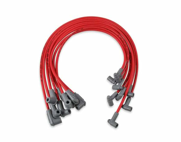 MSD spark plug wire set for 1975-1986 Chevy Monte Carlo red sbc 400