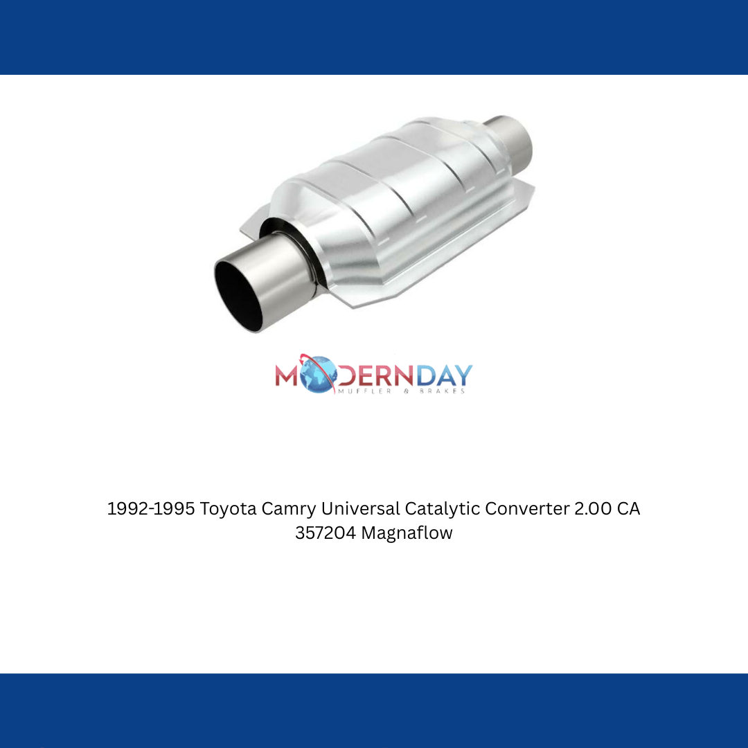 MagnaFlow universal catalytic converter 2 inch inlet/outlet stainless steel CARB compliant 357204