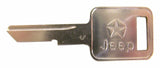 Jeep Vintage - Metal Silver Key Blank - 3641914